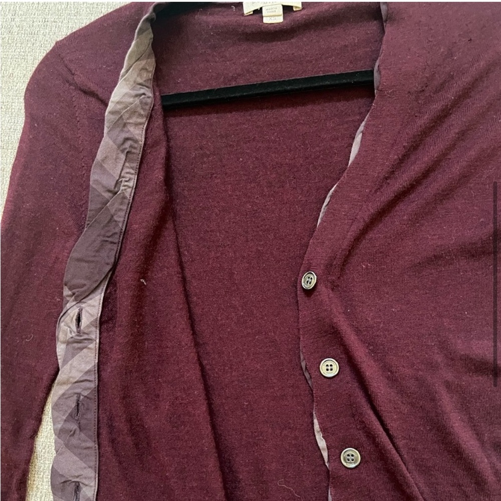 Burberry Britt Merino Wool Cardigan - Picture 2 of 9